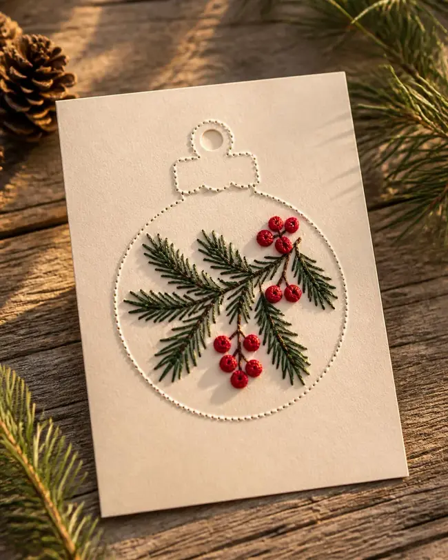 Exemplo de peça concluída: Sazonal e Natal